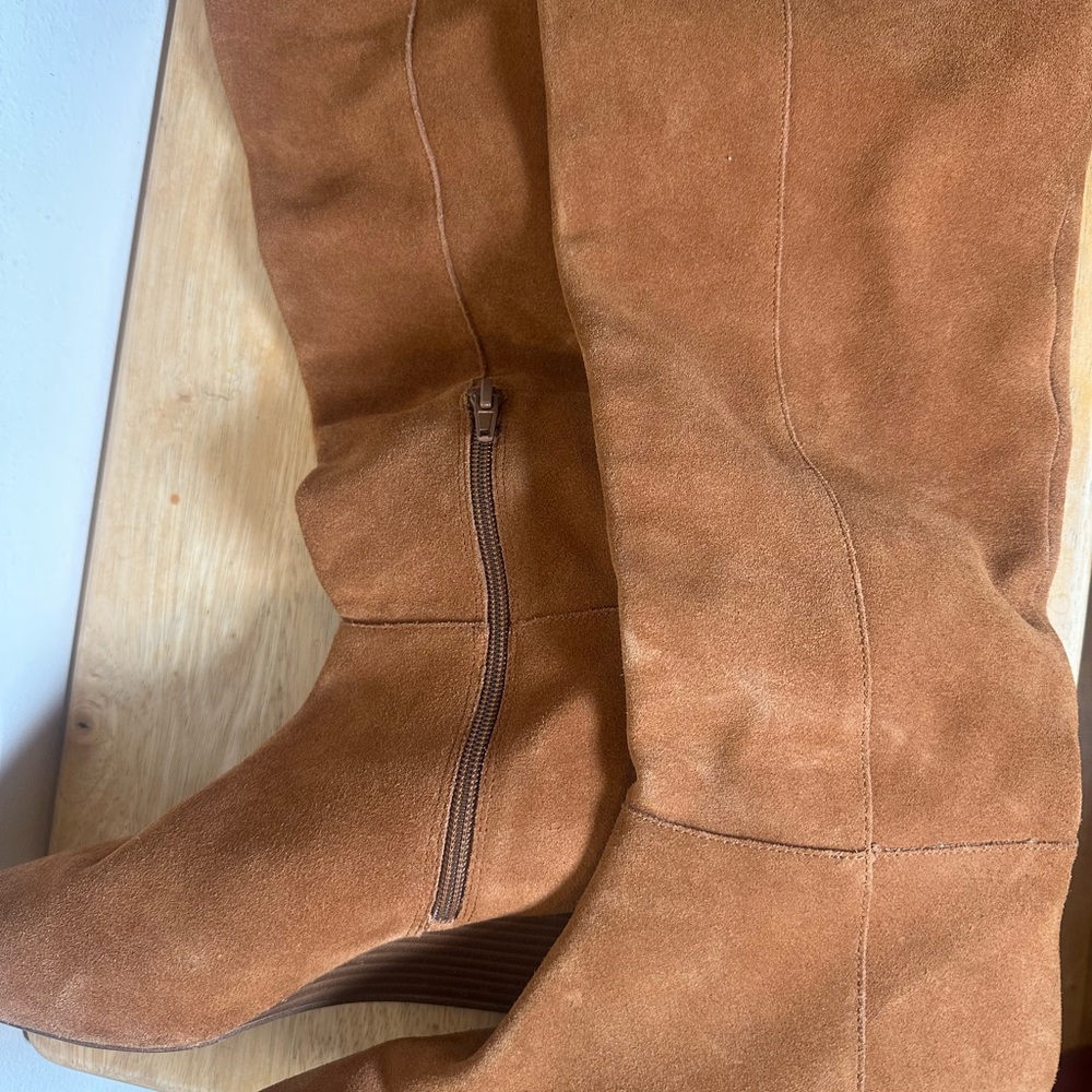 Steve Madden Brown Suede Over the Knee Boots